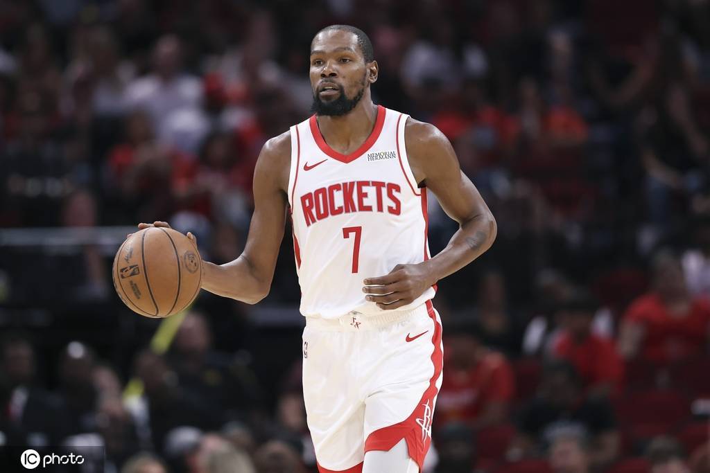 杜兰特2年9000万美元续约火箭 生涯总薪水历史第1